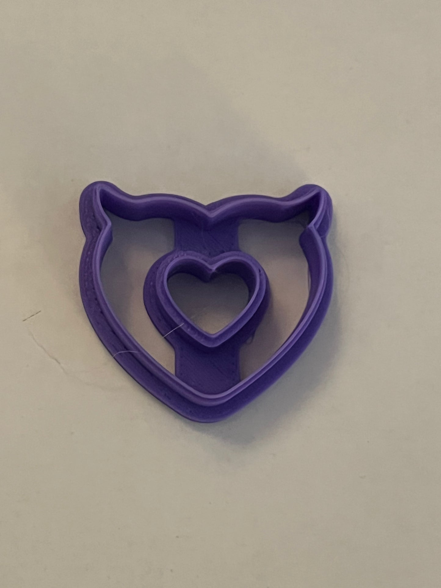 Horned Heart with cut out cutter