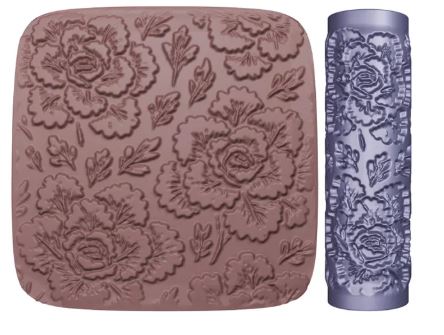 Fall Flowers Mini Texture roller #59 4 Designs