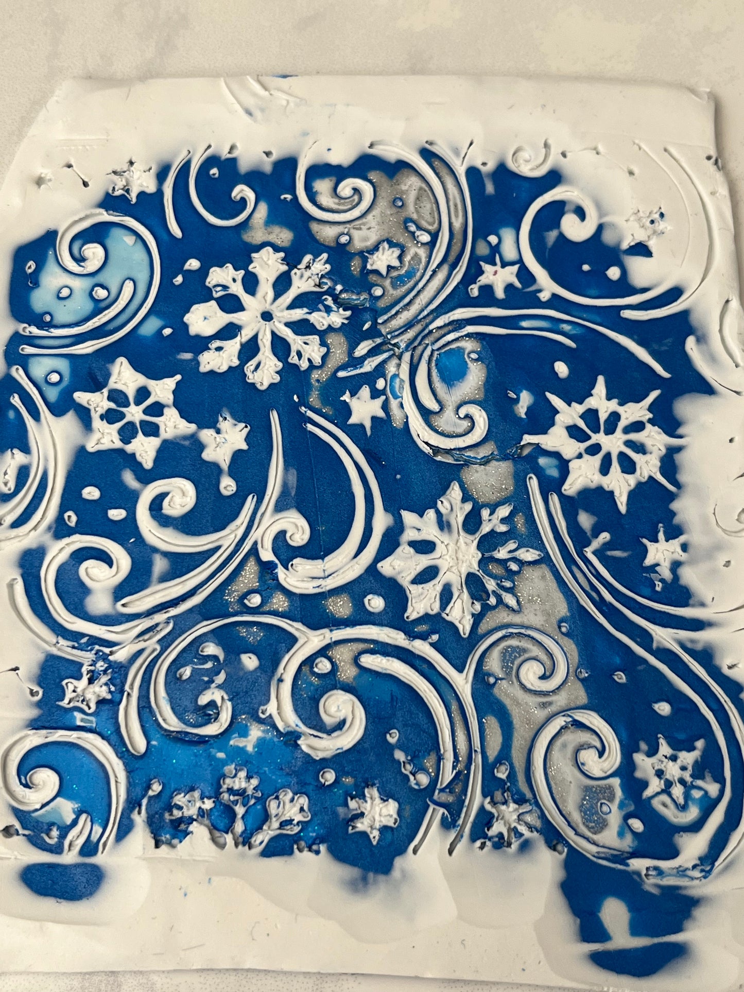 MG Texture Plate Snow Storm