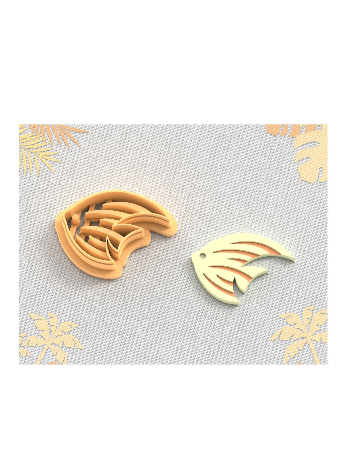 Butterfly Fish Imprint Cutter