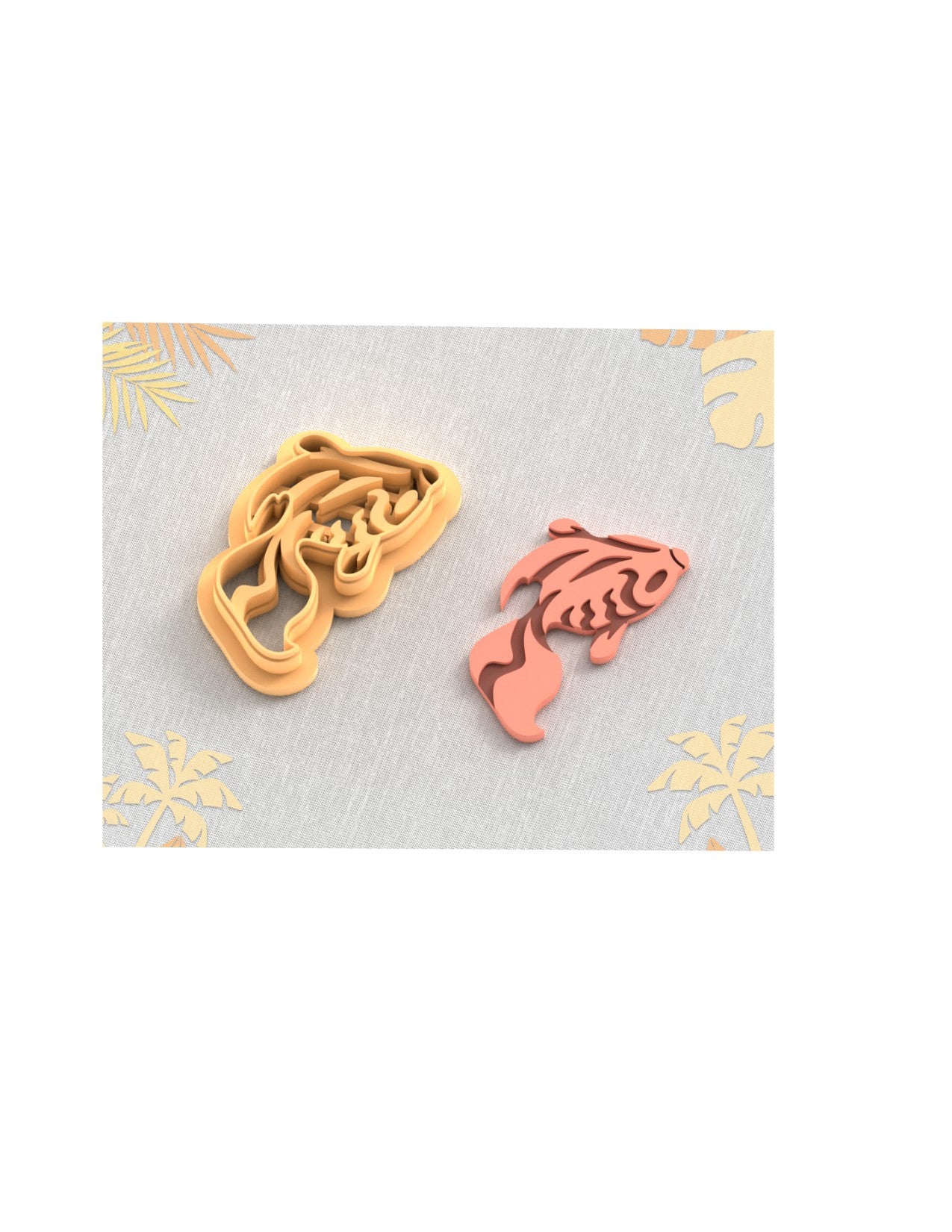 Koi Fish Imprint Cutter