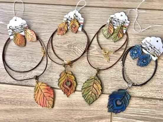 # 160 Imprinted Cutter, Leaf 2 pc