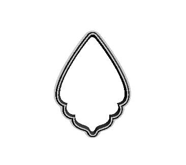 # 5 Cutter Set - Fancy Scallop