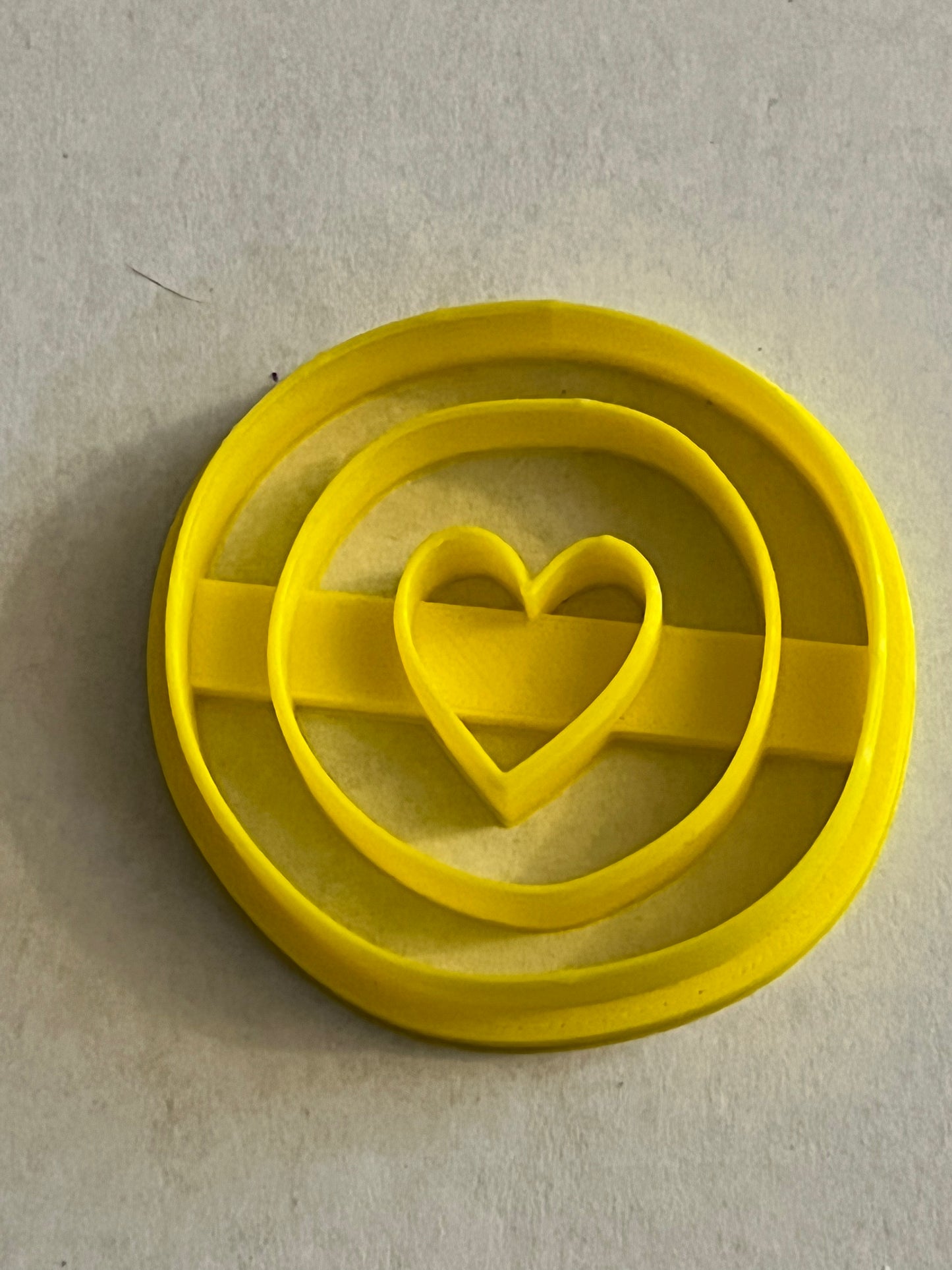 Heart Imprint with Wonky Circle