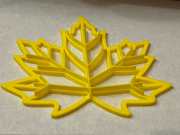 Maple Leaf Imprint Dish Cutter