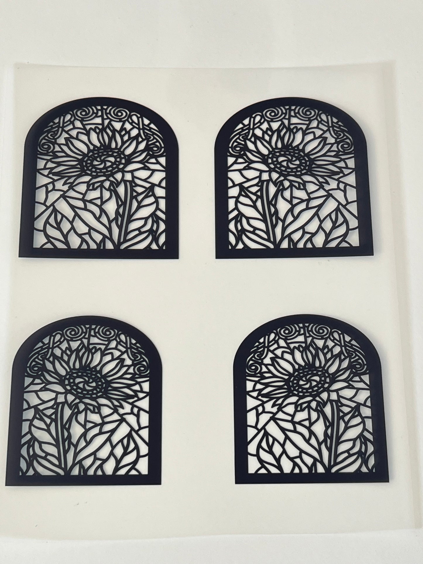 Sunflower #2 stained Glass Screens & Cutters