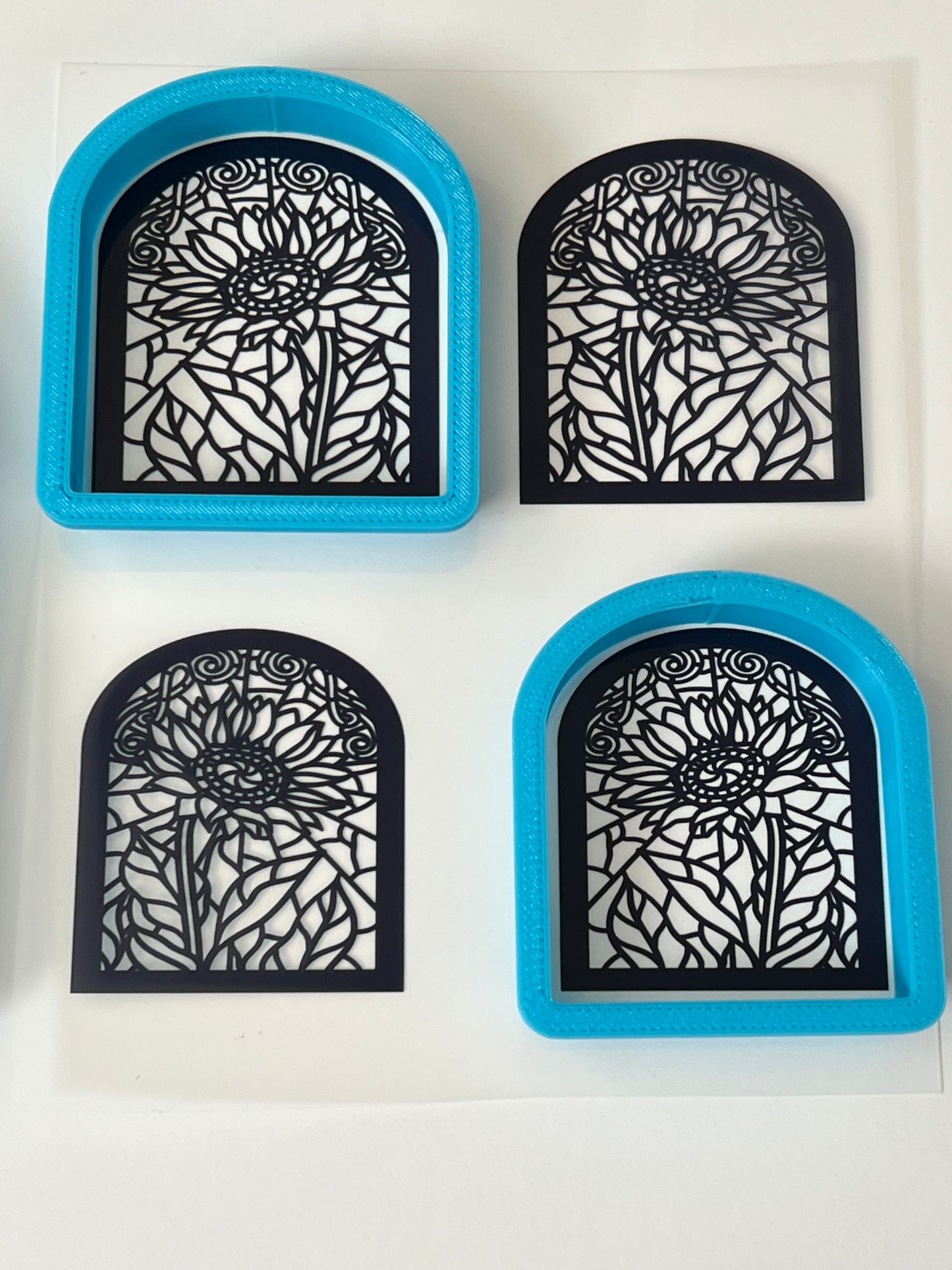 Sunflower #2 stained Glass Screens & Cutters