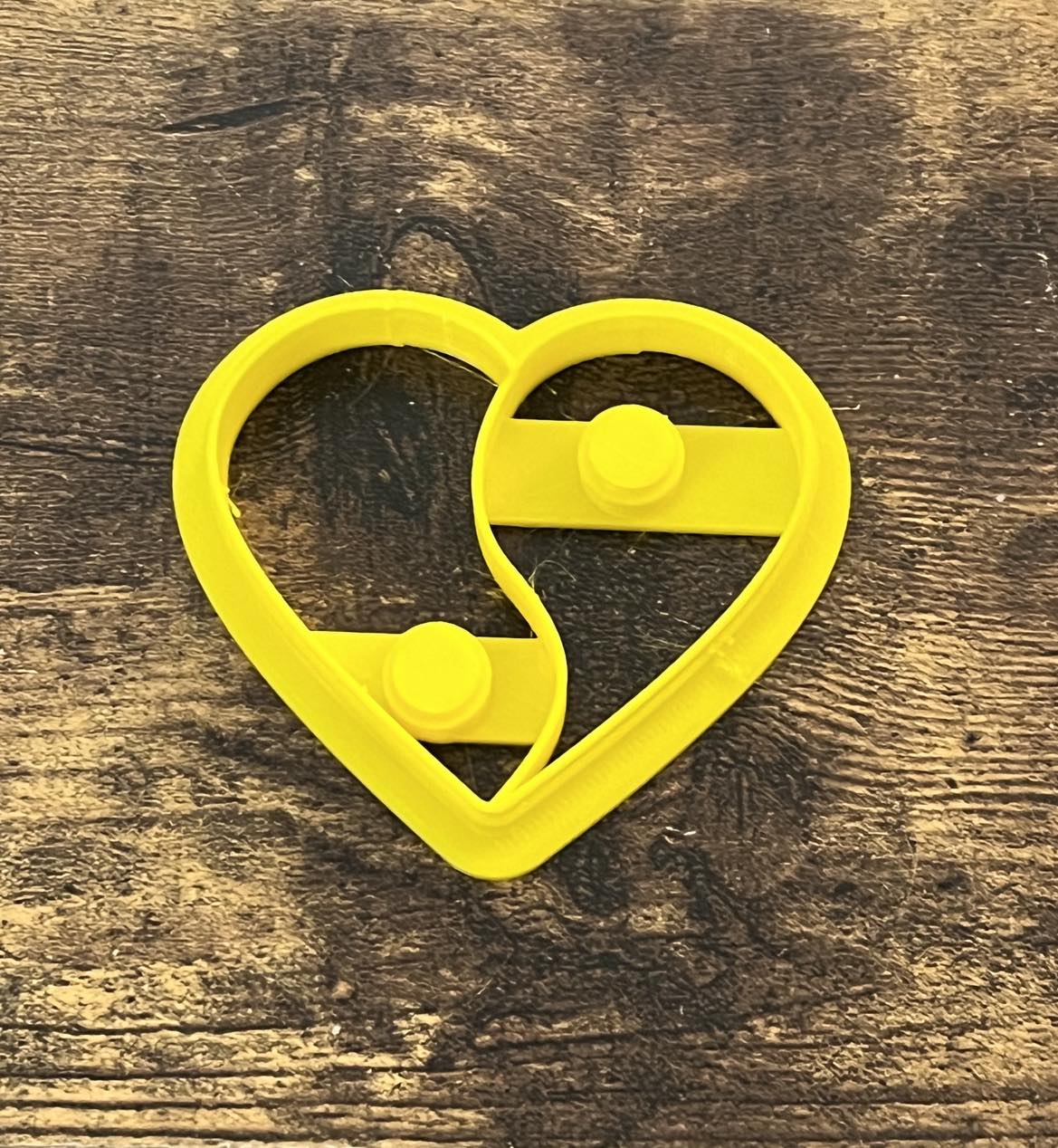 Heart Ying Yang Imprint Cutter