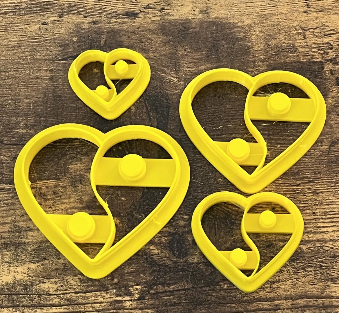 Heart Ying Yang Imprint Cutter