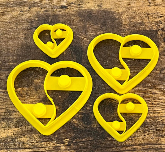 Heart Ying Yang Imprint Cutter