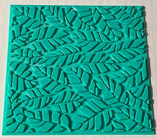 MG Texture Plate Autumn Leaves