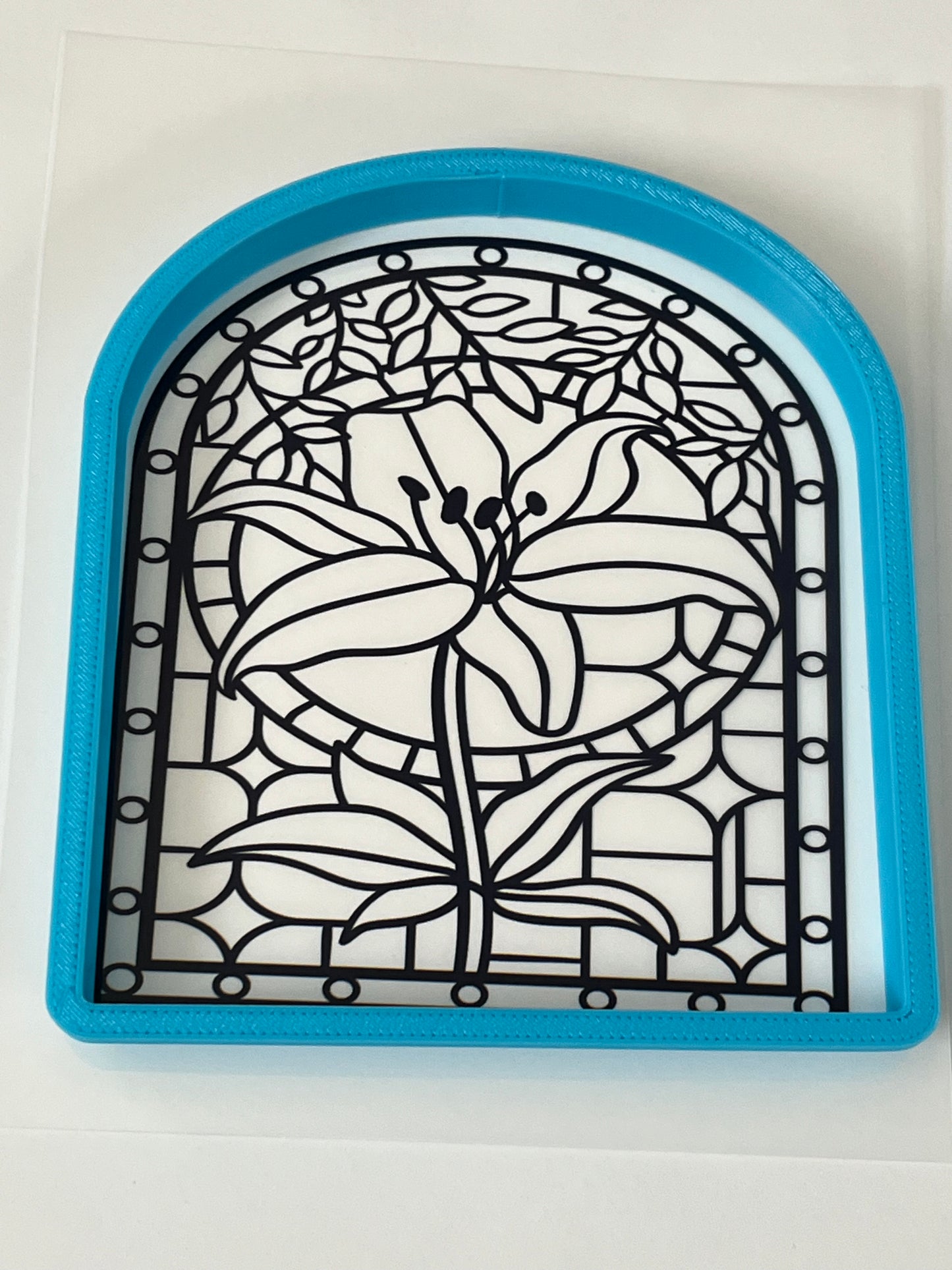 Lily #1 Stained Glass Screens & Cutters