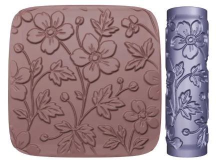 Fall Flowers Mini Texture roller #59 4 Designs