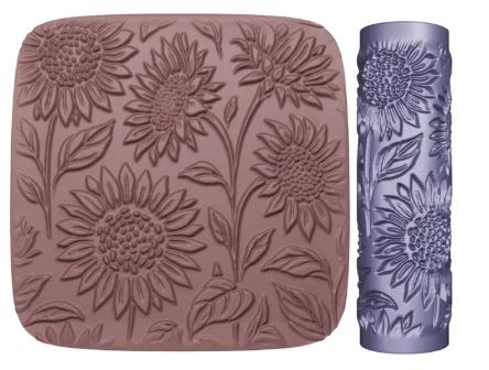 Fall Flowers Mini Texture roller #59 4 Designs