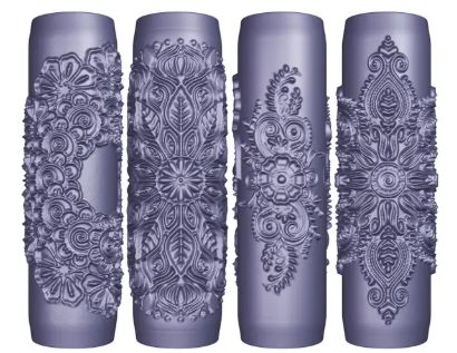 Henna Mini Texture roller #71 4 Designs