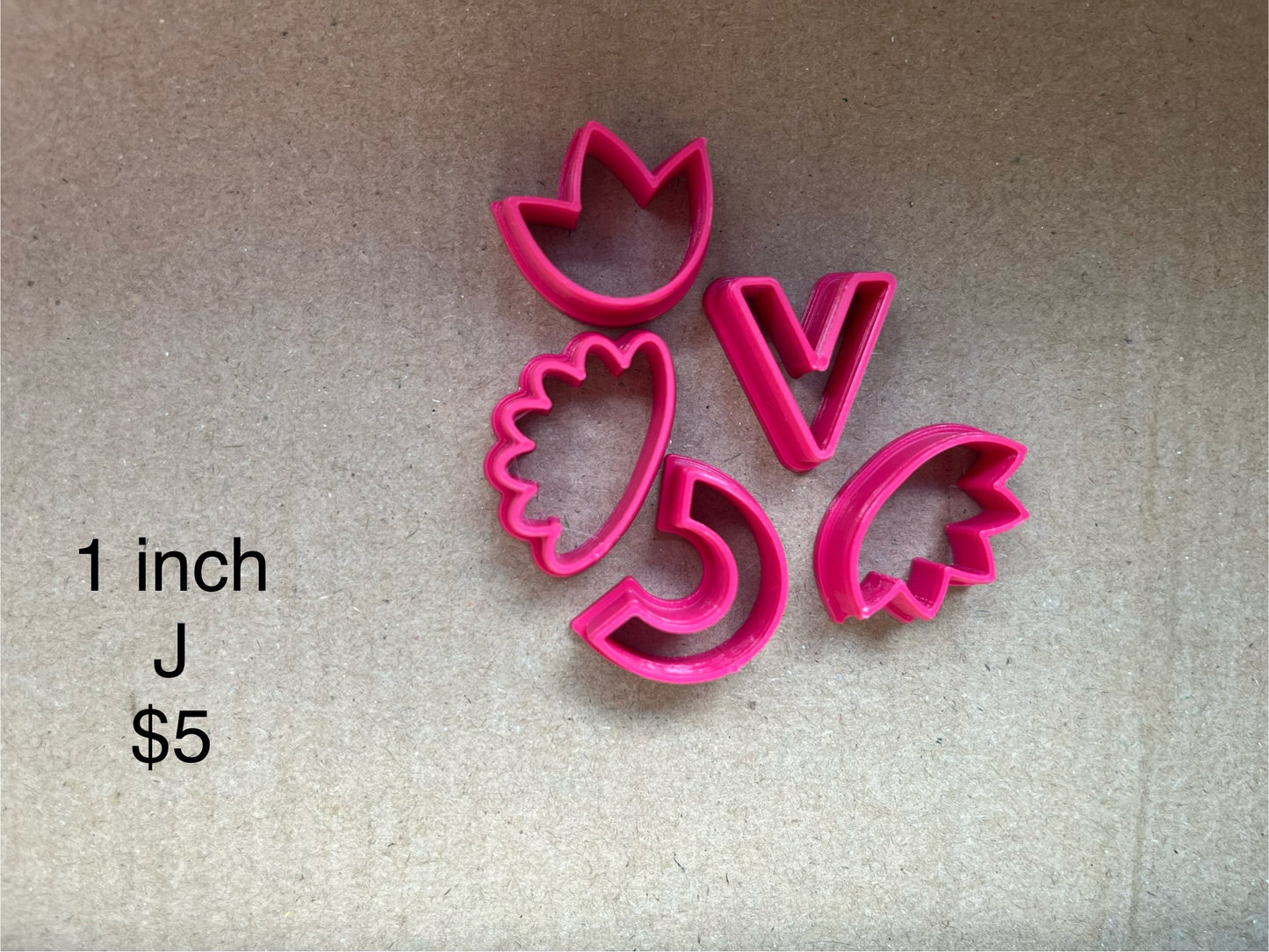 1 inch 5 pc J