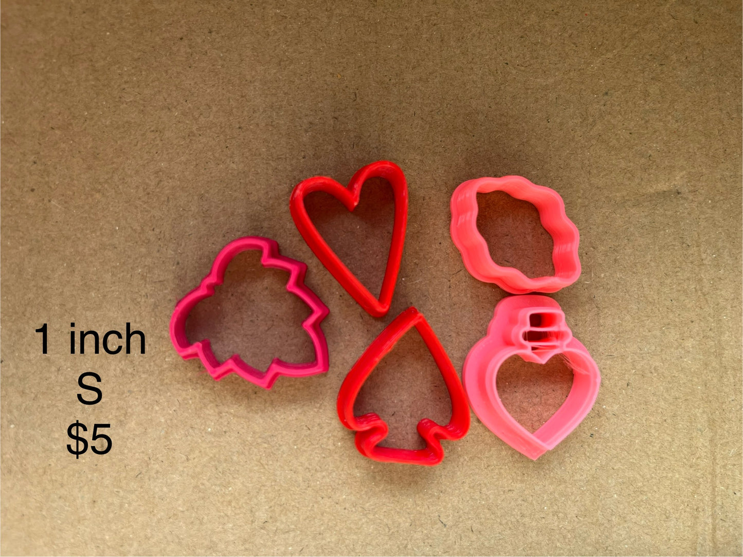 1 inch 5 pc S