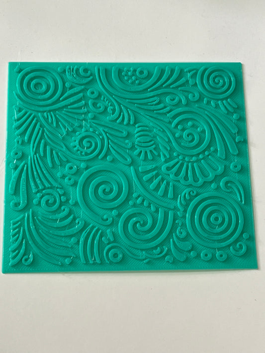 MG Texture Plate Swirl Doodles