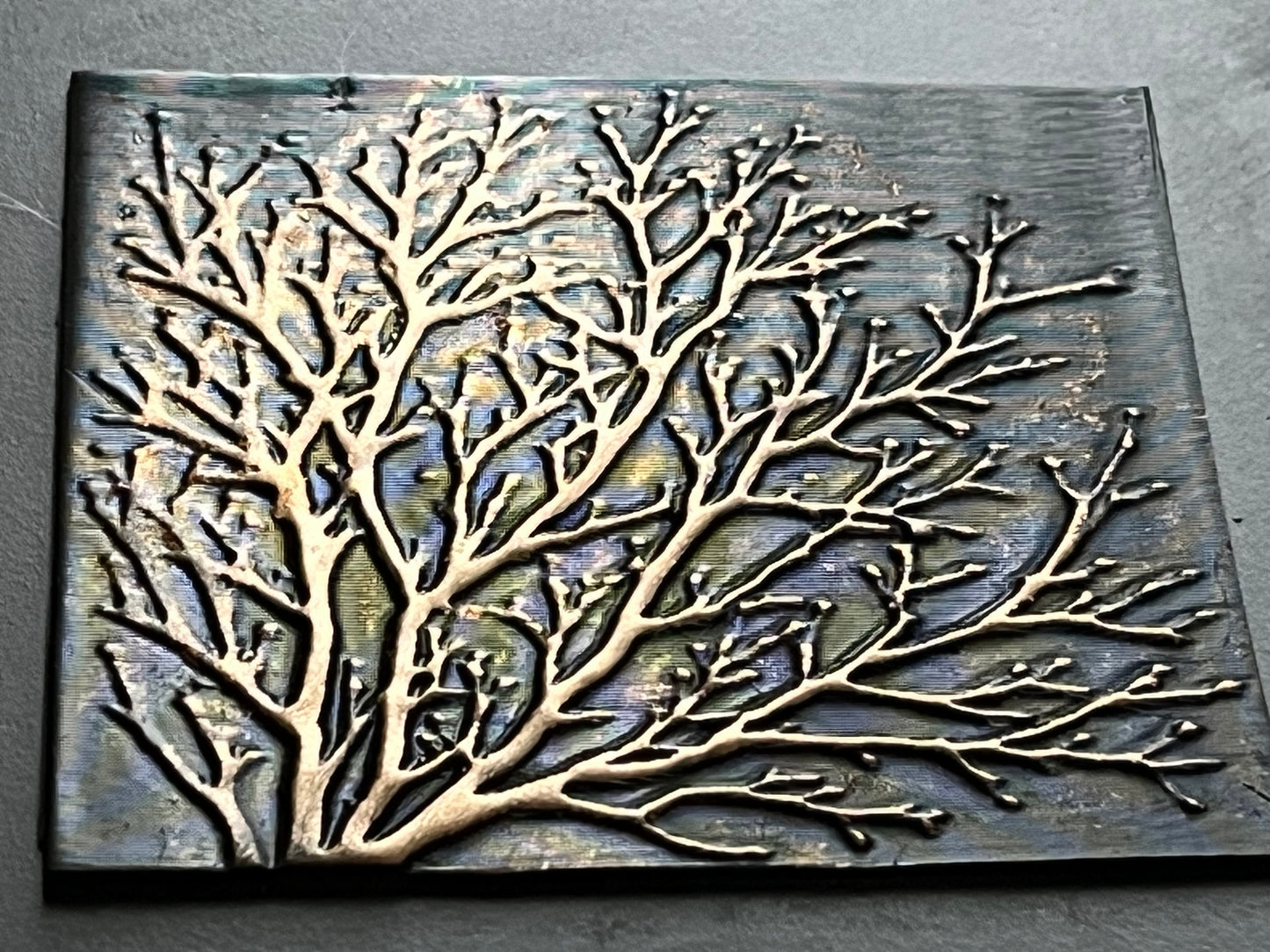 Winter Tree mini roller