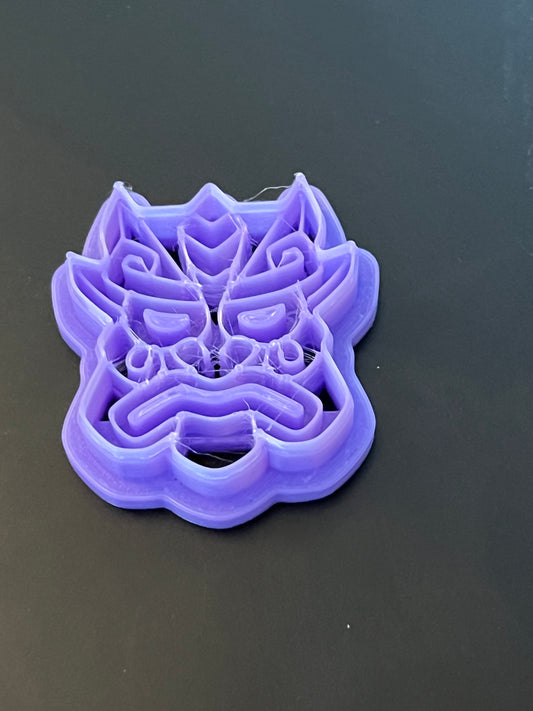 Tiki Mask Imprint cutter