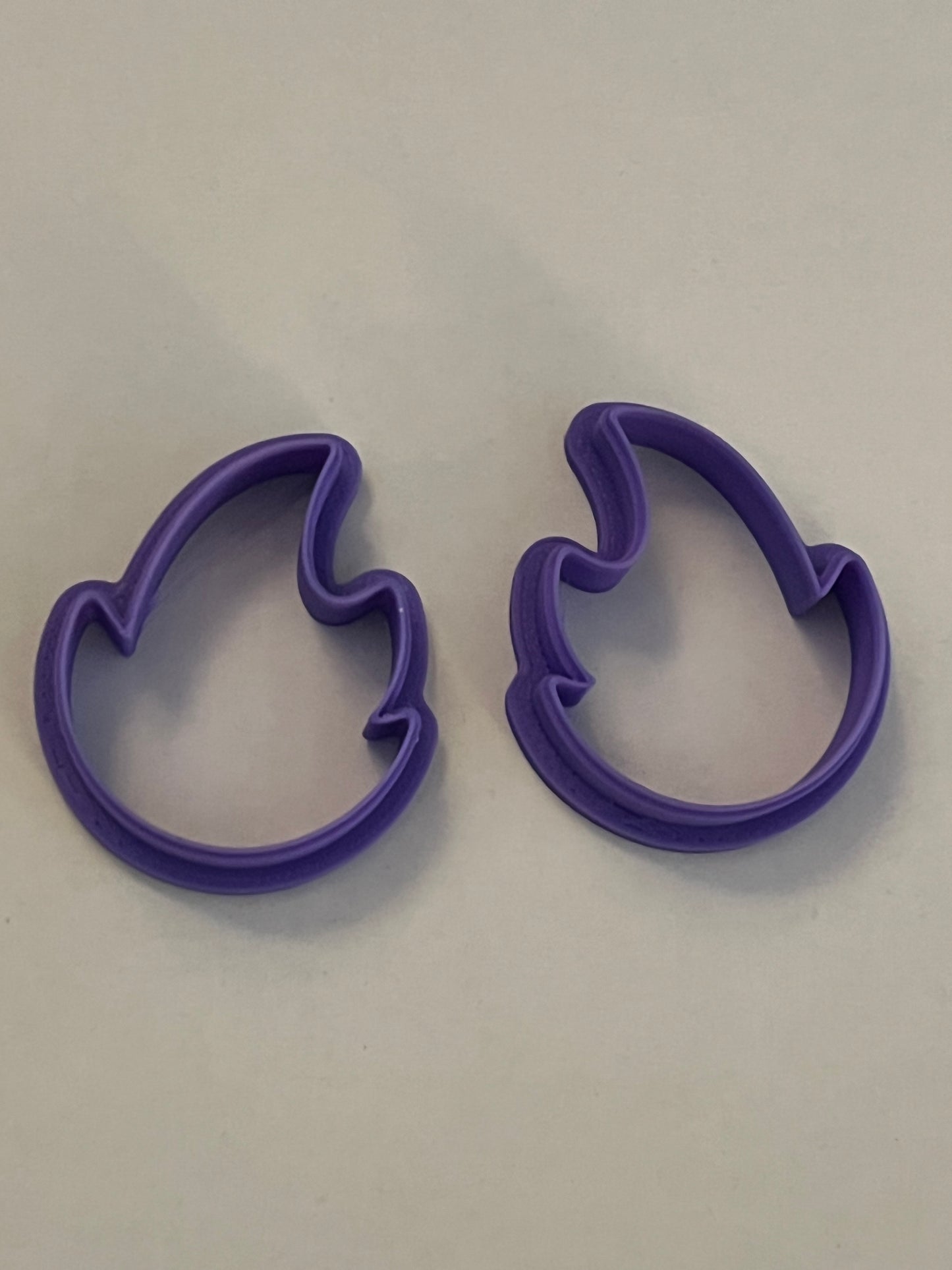 Fire, flame mirrored cutters