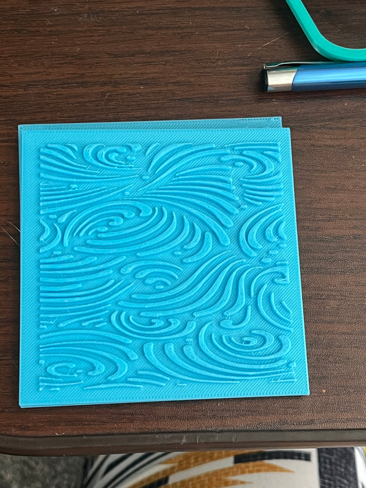 MG Texture plate tsunami