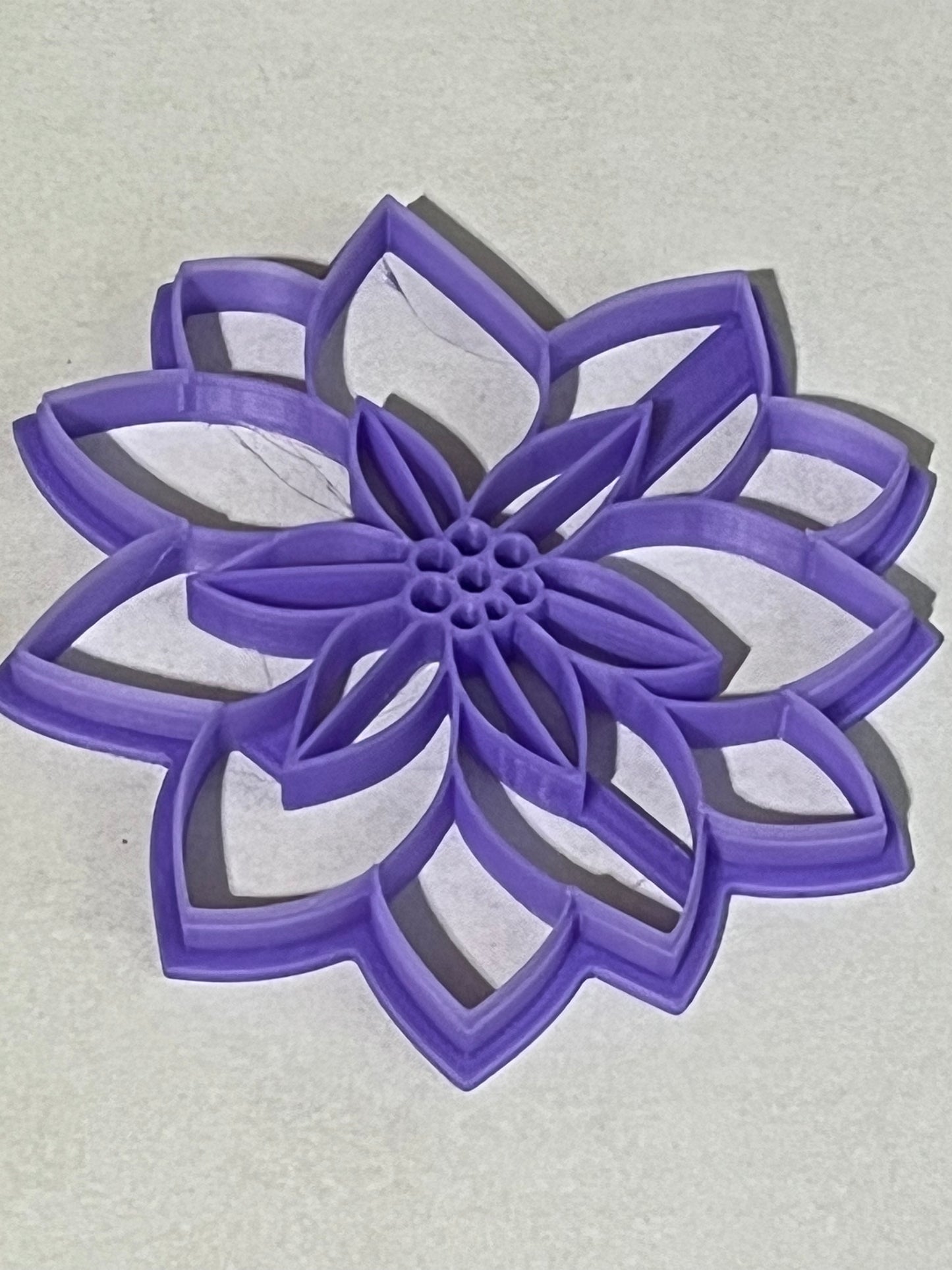 Poinsettia Trinket Dish Cutter