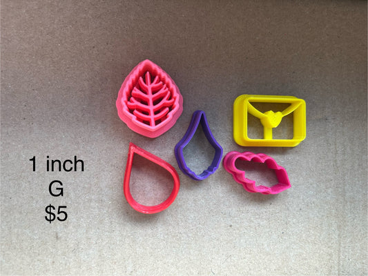 1 inch 5 pc G