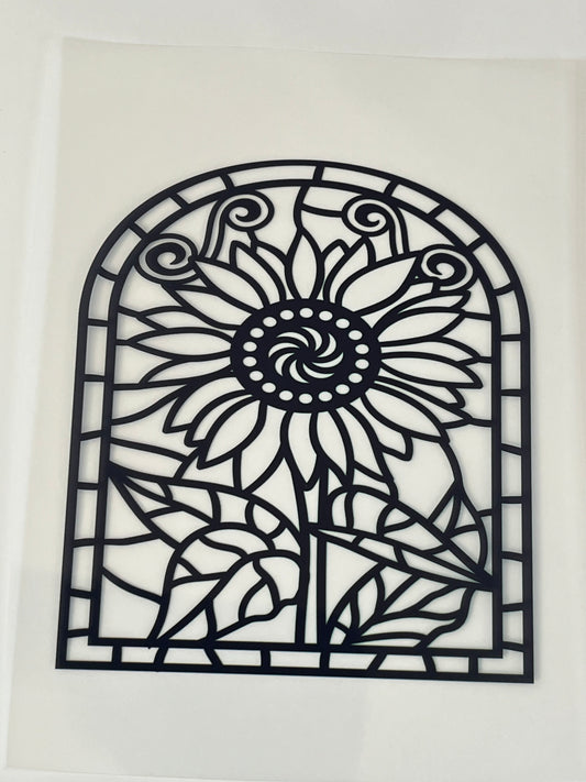 Sunflower #1 Stained Glass Screens & Cutters