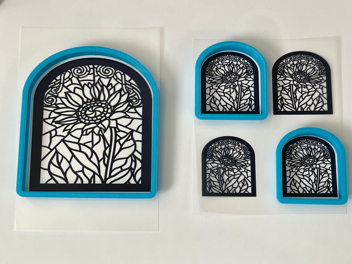 Sunflower #2 stained Glass Screens & Cutters