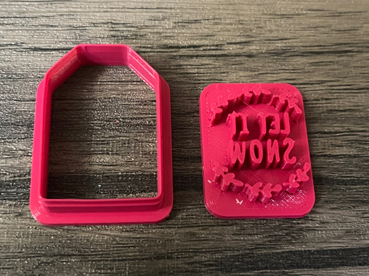 Gift Tag Imprint and tag cutter 1.2 inch choice of 4