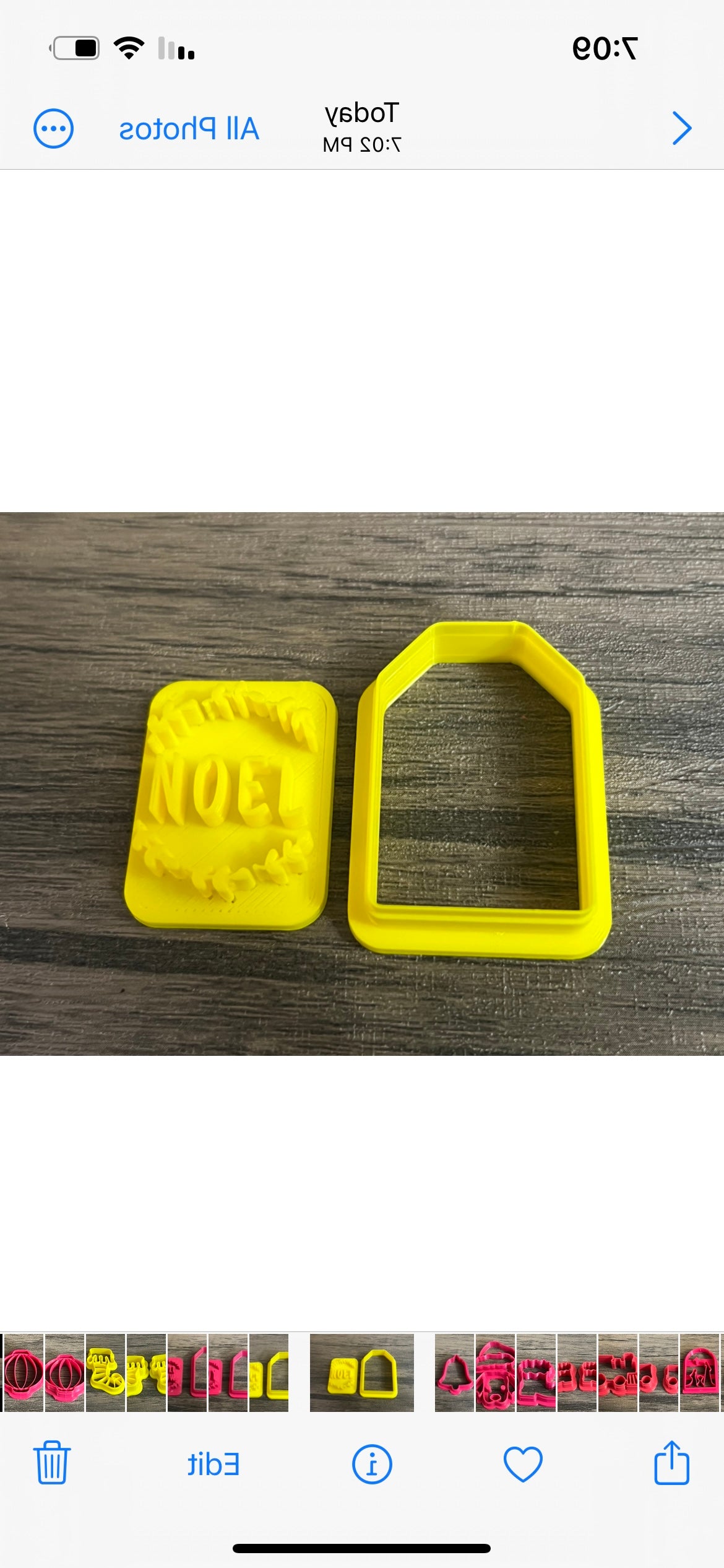 Gift Tag Imprint and tag cutter 1.2 inch choice of 4