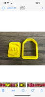 Gift Tag Imprint and tag cutter 1.2 inch choice of 4