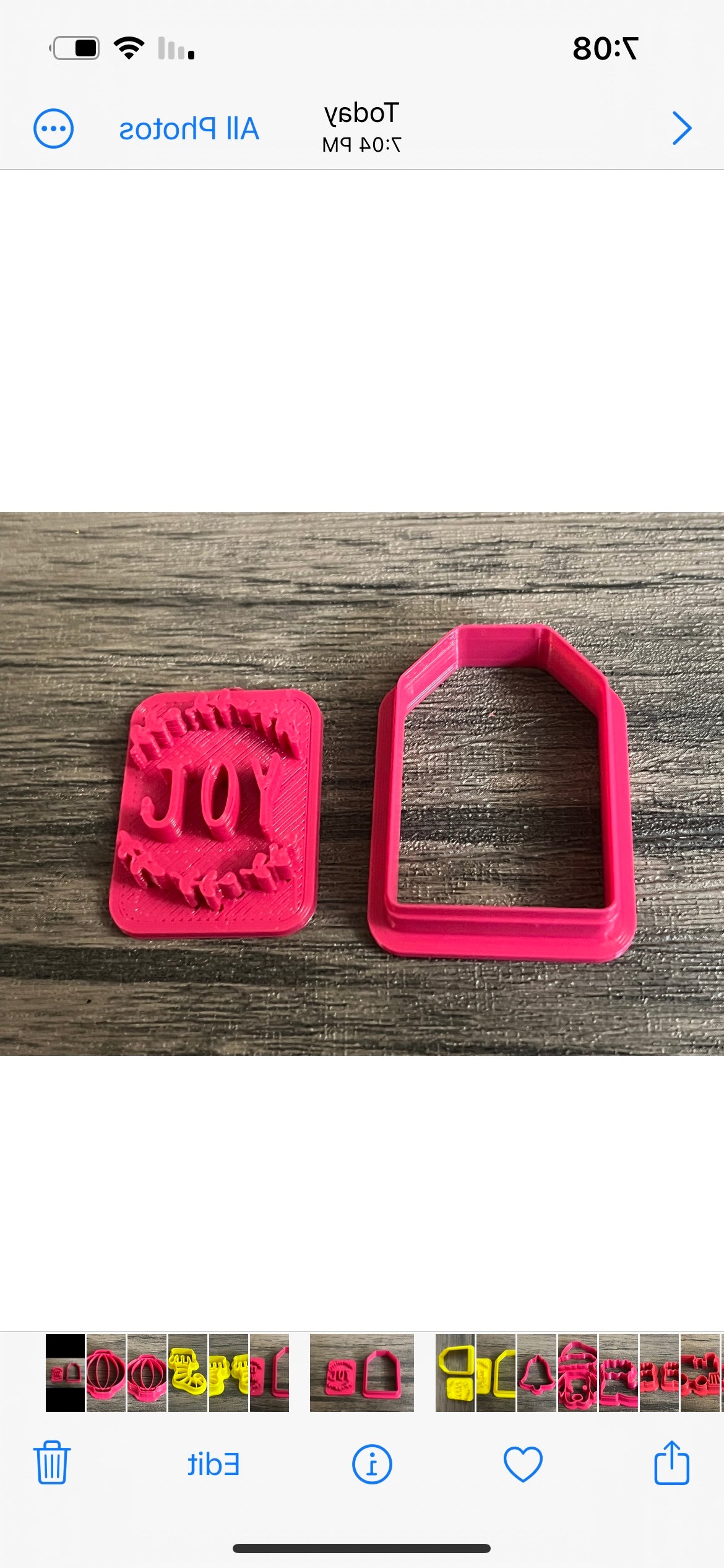 Gift Tag Imprint and tag cutter 1.2 inch choice of 4