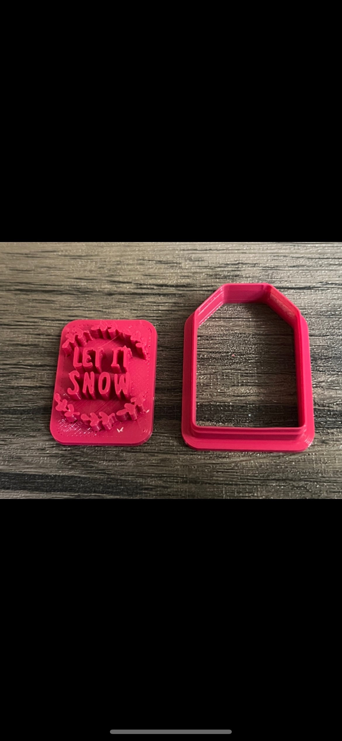 Gift Tag Imprint and tag cutter 1.2 inch choice of 4