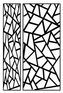 Stained Glass #1 Lantern Screens