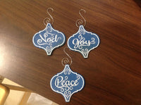 ColorMe Holiday Words Ornament 2020