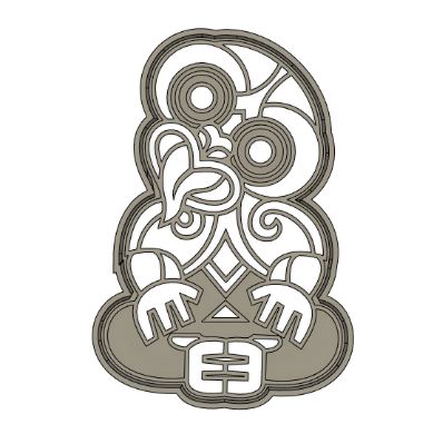 #248 Tiki Imprinted Cutter
