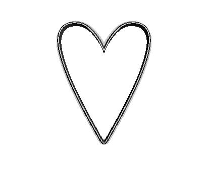 # 47 Cutter Set, Elongated Hearts