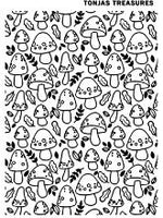 Mushroom Patch Silk Screen