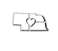 NE State with Heart Cutter