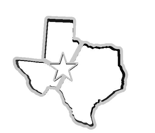 TX State with Star Cutter