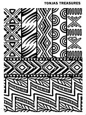 African Mud Cloth Silk Screen