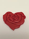 Rose Heart Imprint Cutter