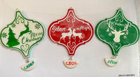 Christmas Deer Ornaments