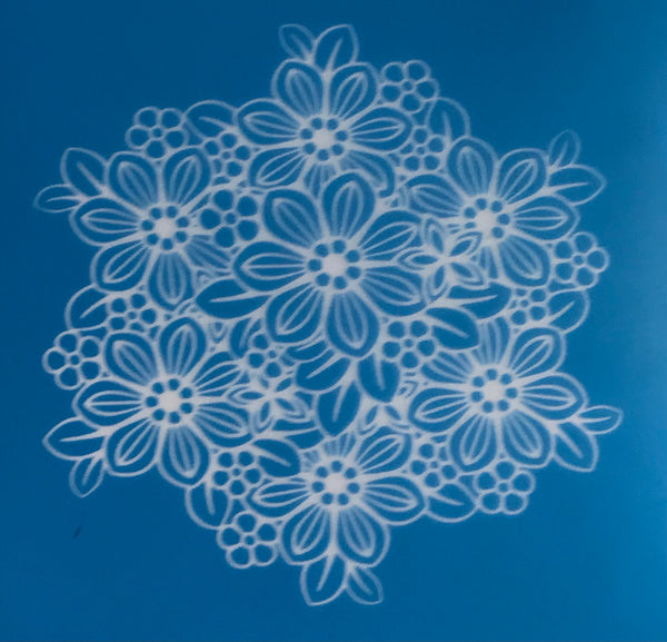 Floral bowl screen #4